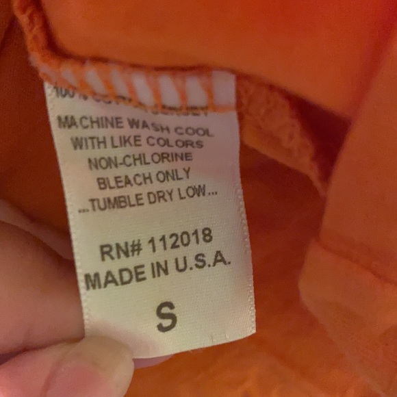 The Naked Turtle Mens Orange and Yellow Graphic Short-Sleeve Shirt S - Picture 5 of 6